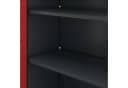 Jan Nowak Aktenschrank Metall Anthrazit-Rot 90x185x40 cm Bild 3