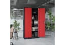 Jan Nowak Aktenschrank Metall Anthrazit-Rot 90x185x40 cm Bild 5