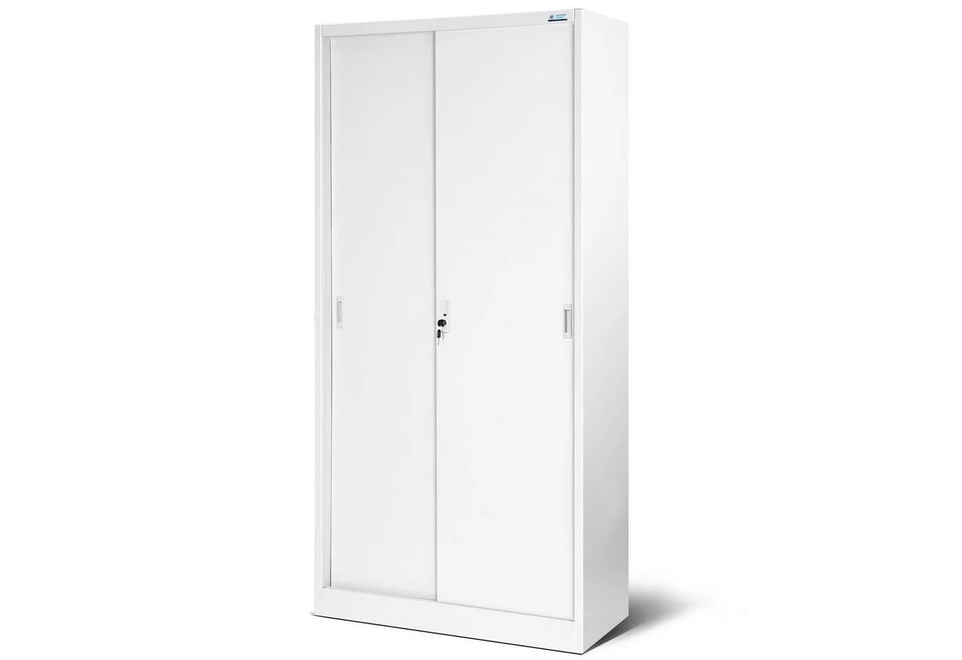Jan Nowak Aktenschrank KUBA Schiebetüren 90 cm Weiß