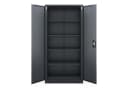 Jan Nowak Aktenschrank Metall 90 cm Anthrazit mit 4 Böden Bild 1