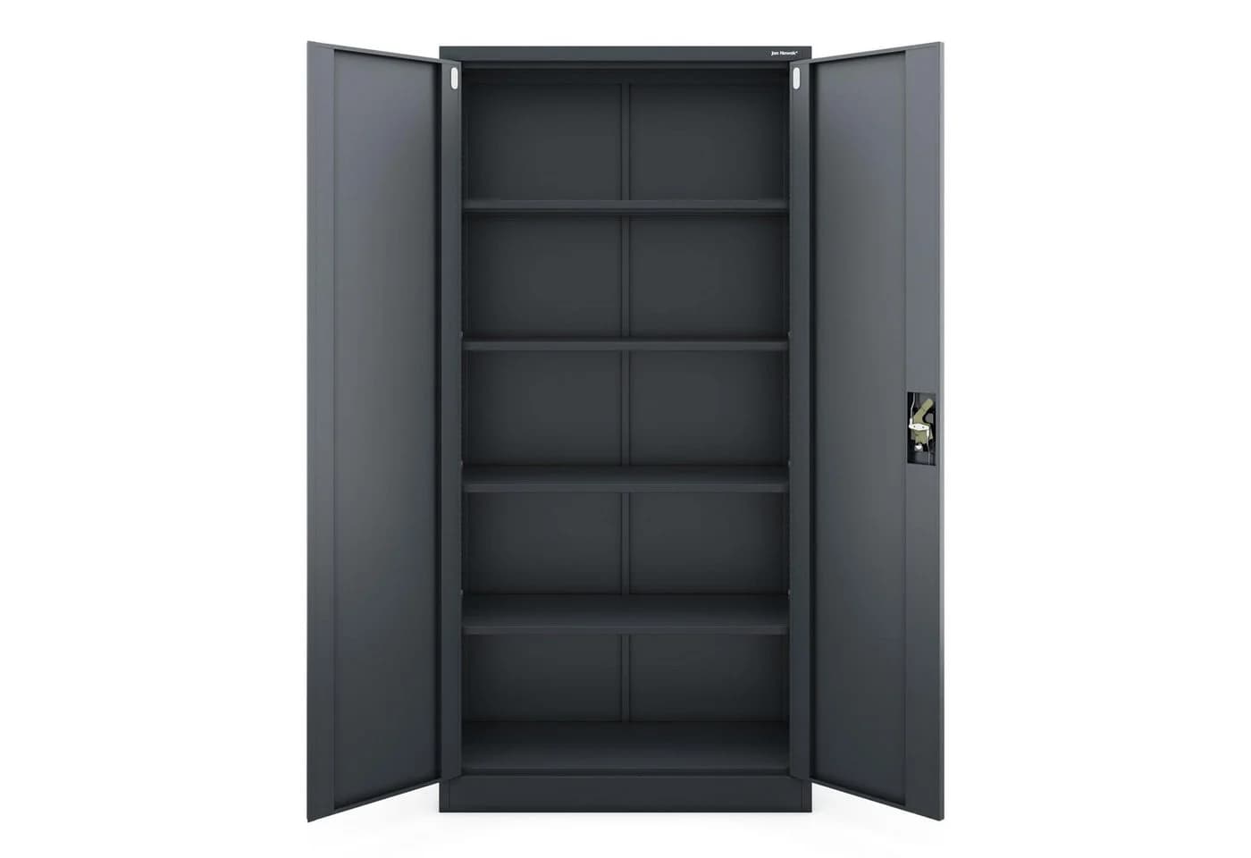Jan Nowak Aktenschrank Metall 90 cm Anthrazit mit 4 Böden