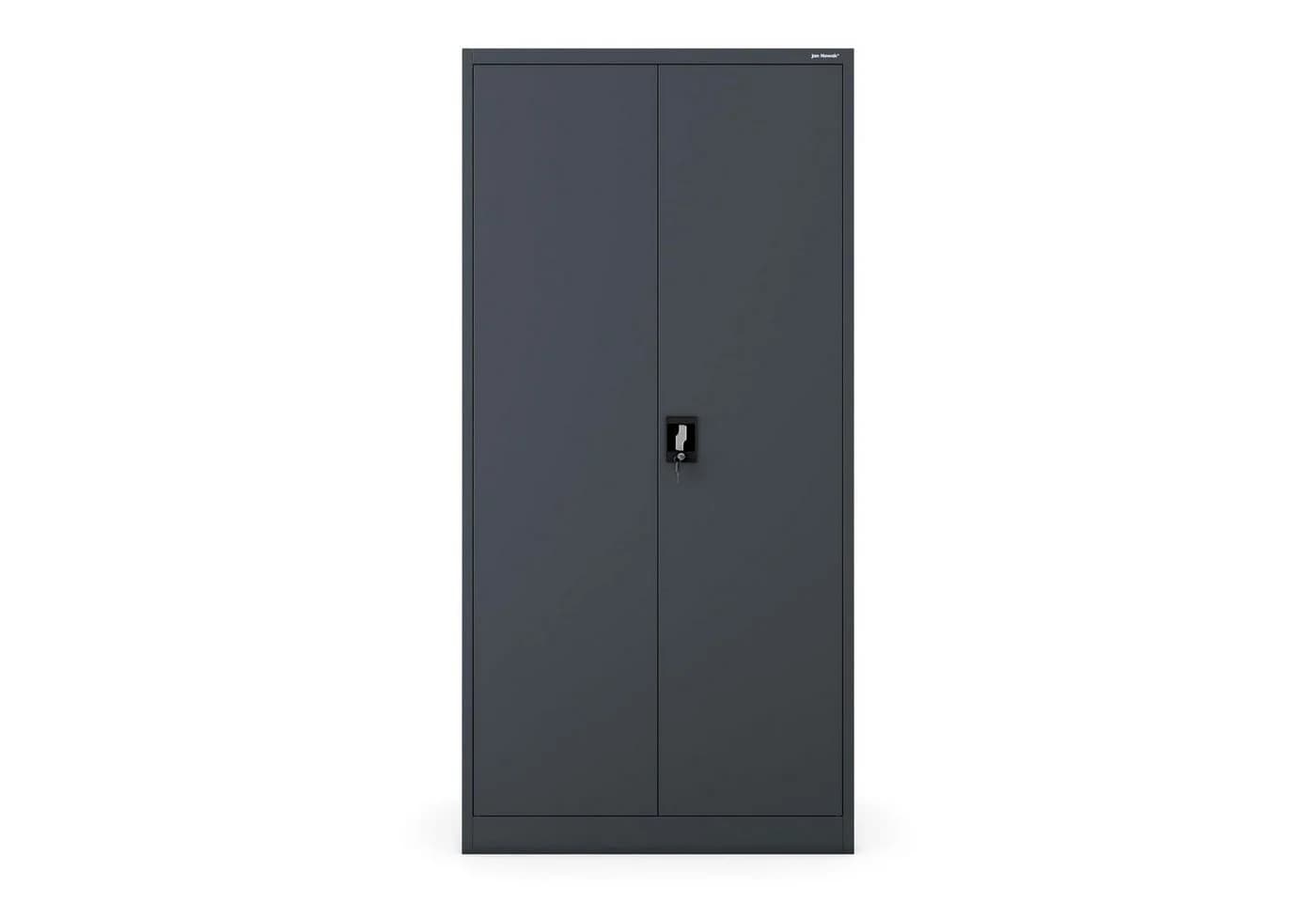 Jan Nowak Aktenschrank Metall 90 cm Anthrazit mit 4 Böden - Bild 4