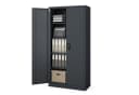 Jan Nowak Aktenschrank Metall 90 cm Anthrazit mit 4 Böden Bild 5