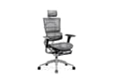 DIABLO CHAIRS Bürostuhl V-Master Grau Netzstoff ergonomisch mit Beinstütze Bild 2