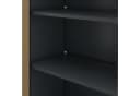Jan Nowak Aktenschrank Metall Anthrazit/Nussbaum 90 cm Bild 4