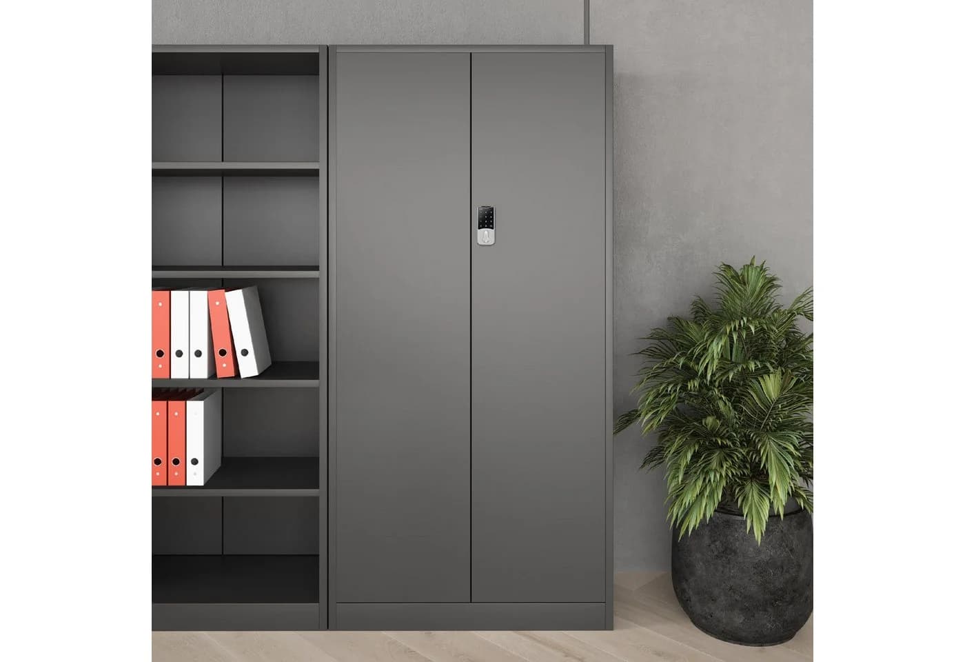 Jan Nowak Aktenschrank Metall mit Zahlenschloss 90 cm - Bild 3
