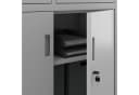 Jan Nowak Aktenschrank Metall mit Tresor Schloss Grau Bild 5