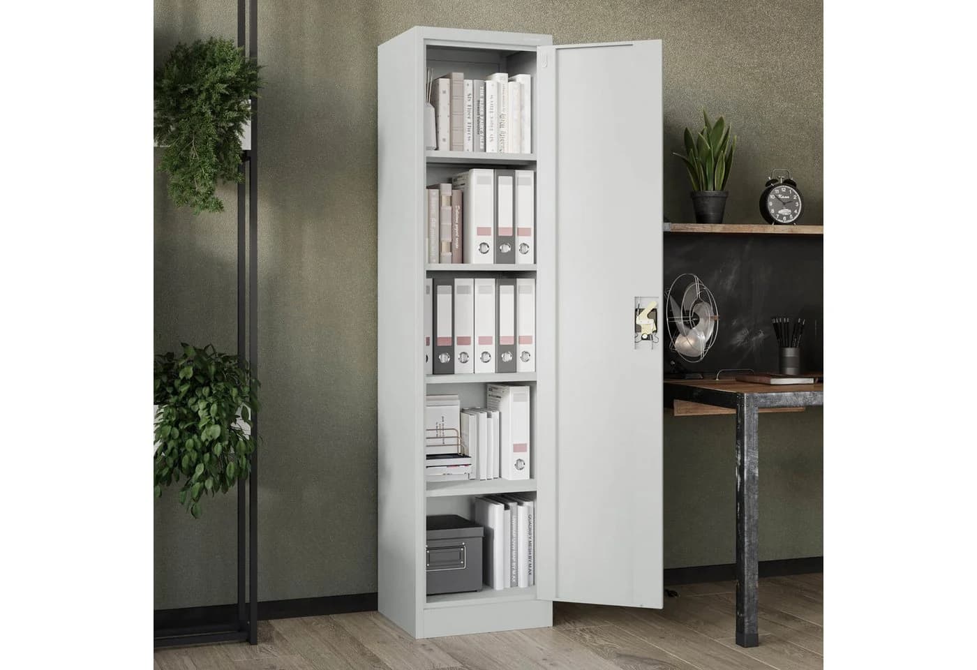 Jan Nowak Aktenschrank Metall ALEX 45 cm Grau - Bild 3