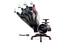 DIABLO CHAIRS Gaming-Stuhl X-Horn 2.0 Rot HDS Kunstleder 3D-Armlehnen Bild 5