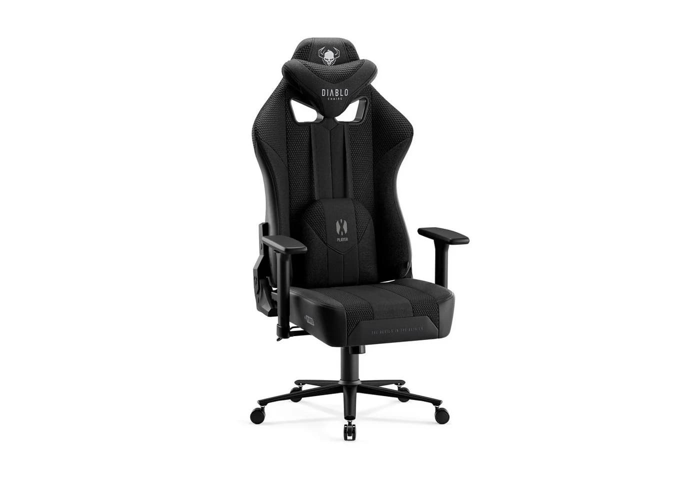 DIABLO CHAIRS Gaming-Stuhl X-Player 2.0 Schwarz TiltTech 3D-Armlehnen - Bild 2