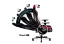 DIABLO CHAIRS Gaming-Stuhl X-Player 2.0 Anthrazit-Rot TiltTech 3D-Armlehnen Bild 5