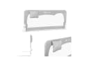 lionelo Bettschutzgitter HANNA Grau 66 cm hoch mit SecureBelt Bild 2