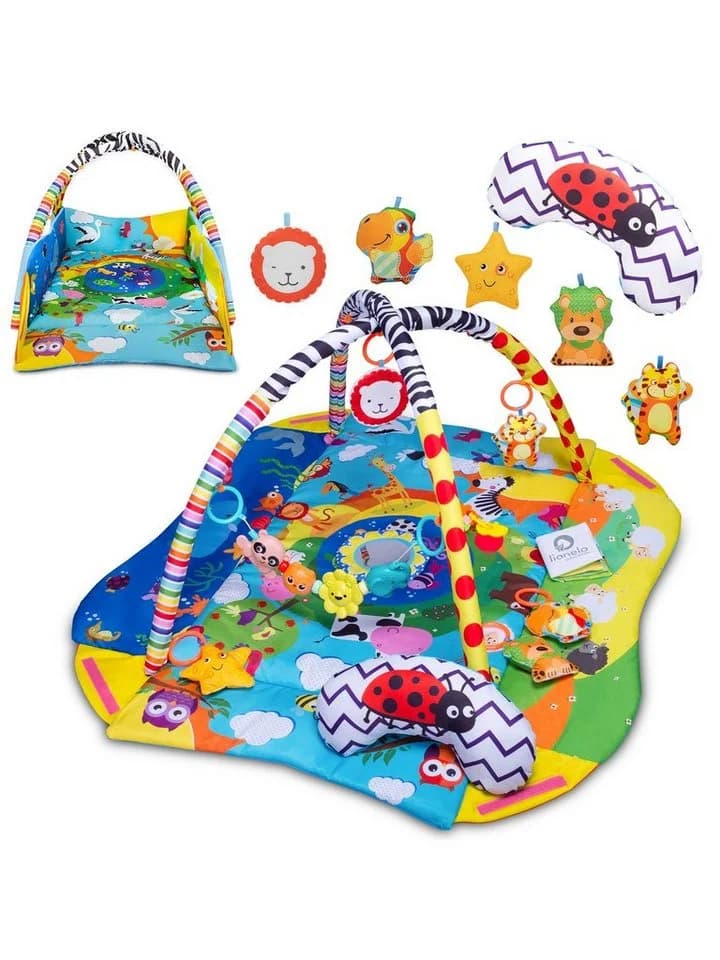 Lionelo Spielbogen ANIKA PLUS - 2in1 Spielmatte mit Laufstallfunktion - Bild 2