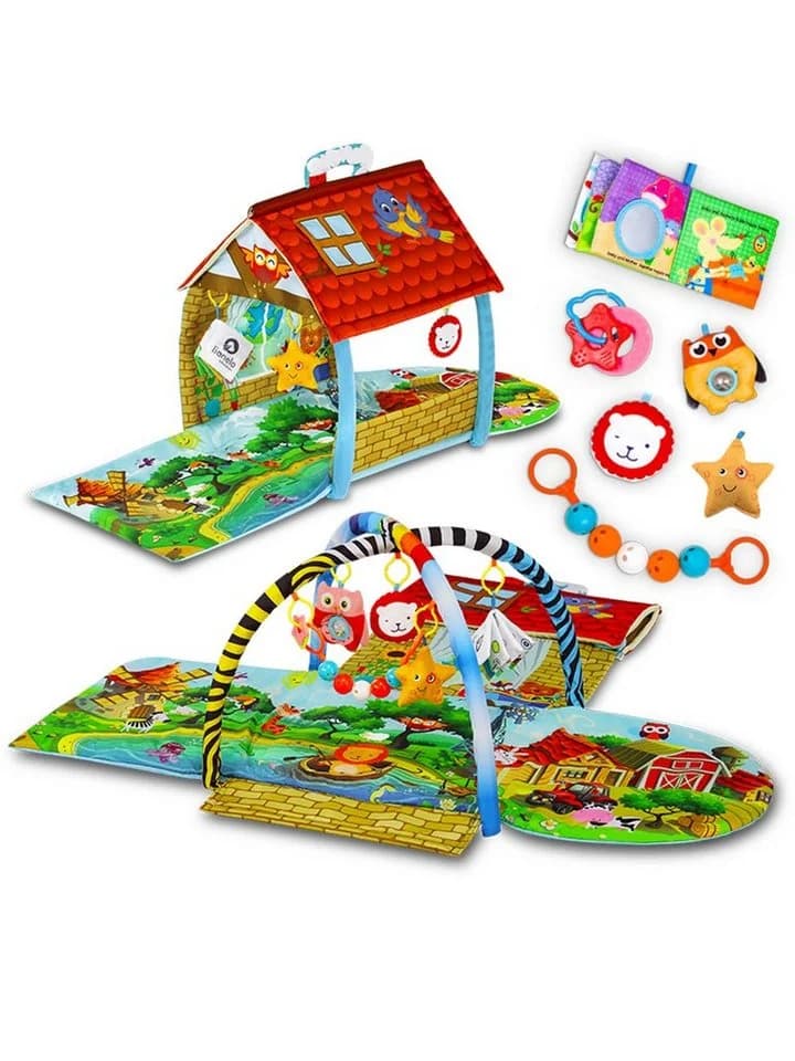 Lionelo Spielmatte Agnes 2in1 Bunt mit Zubehör - Bild 2
