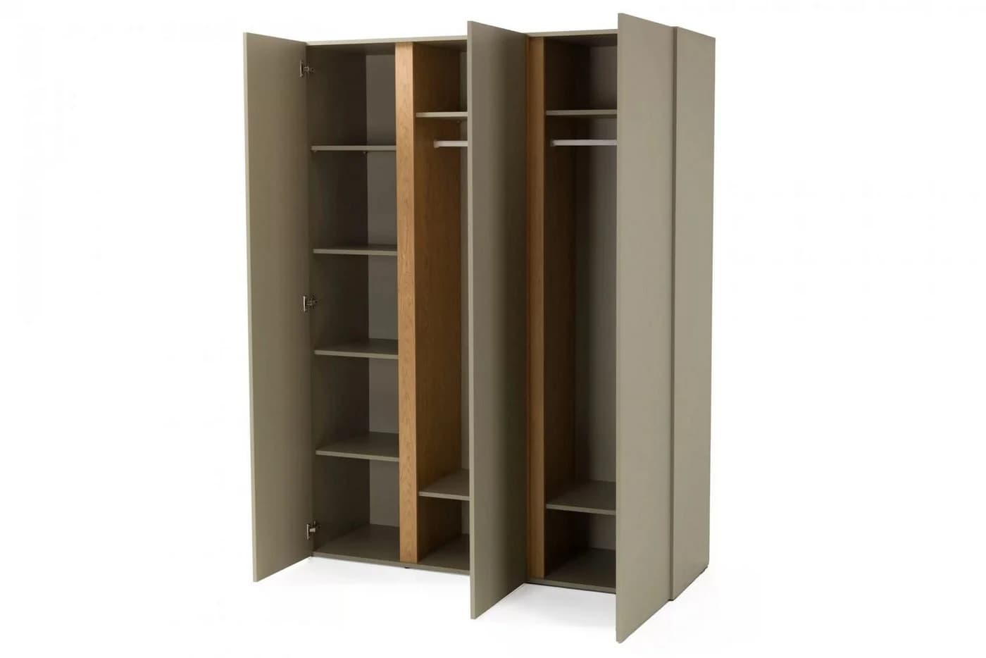 Deine Möbel 24 Kinderkleiderschrank LIBU 01 3-türig Beige Eukalyptus