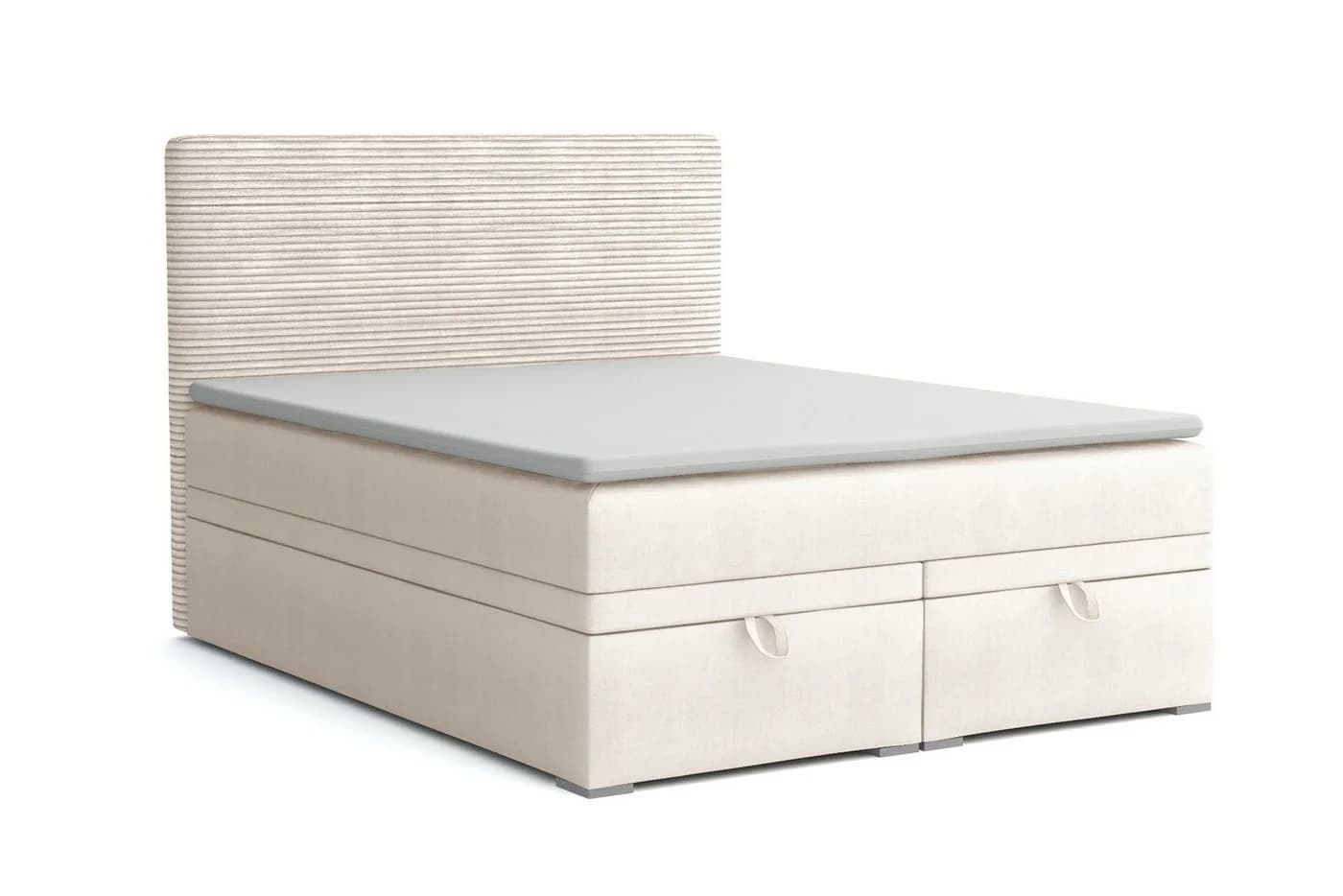 Deine Möbel 24 Boxspringbett DARO mit Matratze H4 & Topper - Bild 2