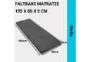 FORTISLINE Klappmatratze Grau 3-fach faltbar Bild 4
