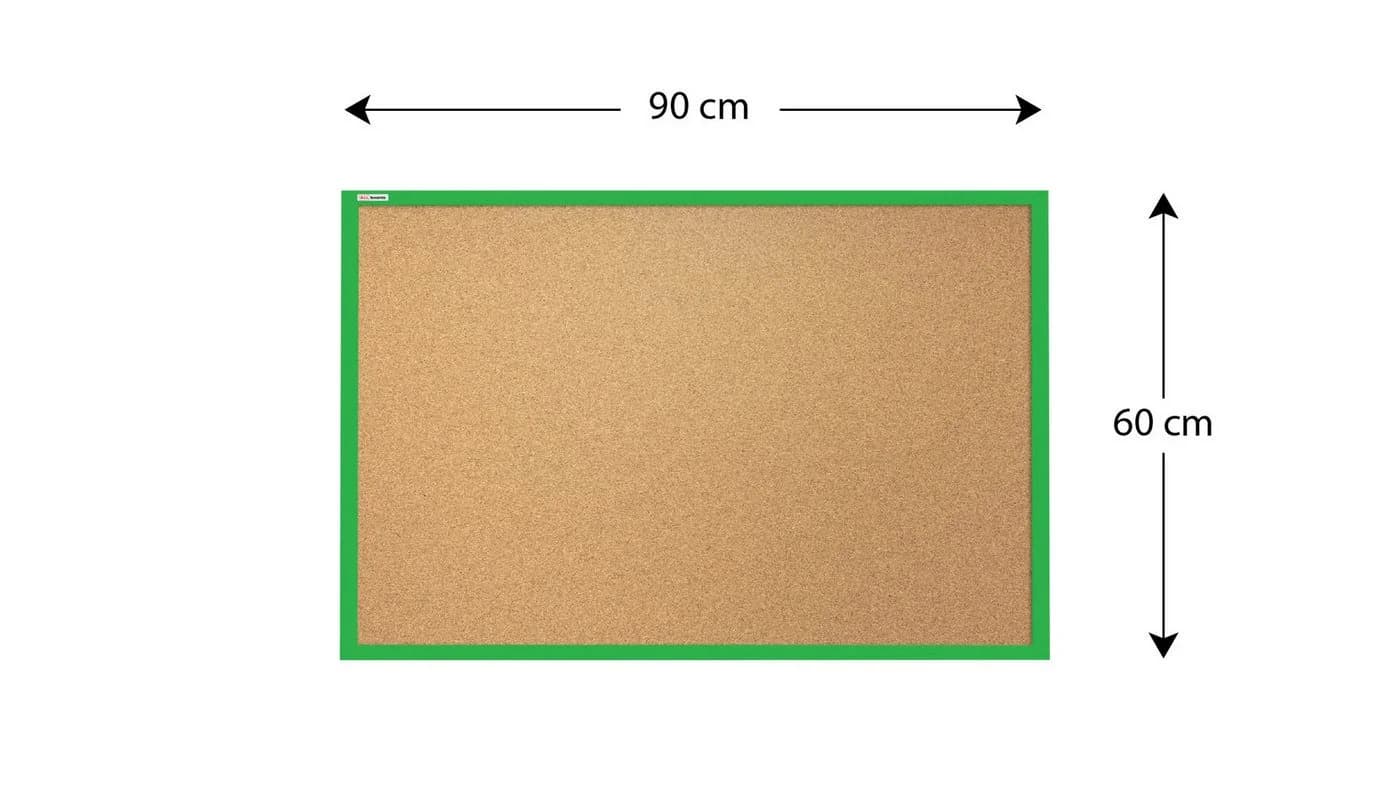 ALLboards Pinnwand mit Kieferrahmen und grüner Korktafel - Bild 4