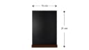 ALLboards Doppelseitige Kreidetafel mit Staffelei Bild 4
