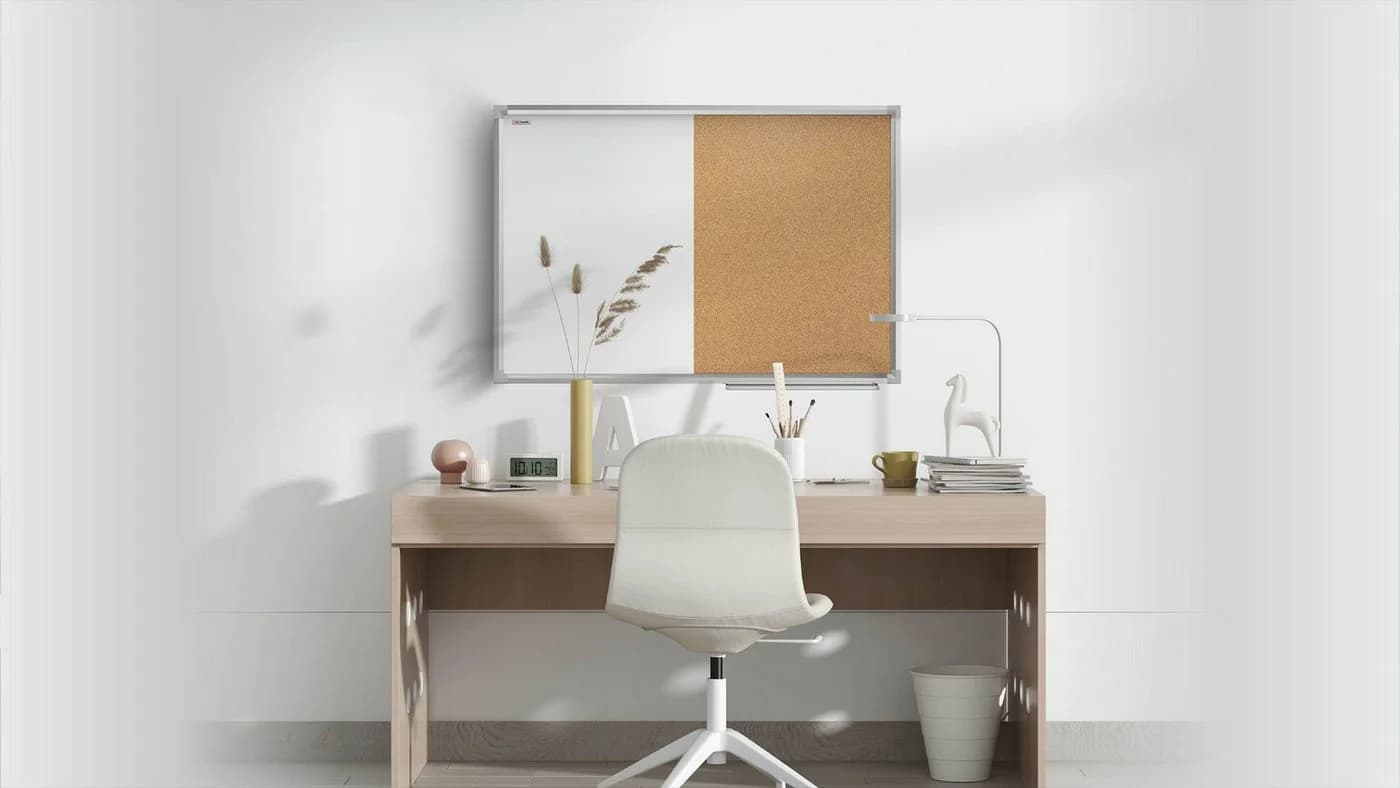 ALLboards Kombitafel 2-in-1 Magnettafel & Kork-Pinnwand - Bild 5