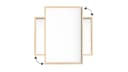 ALLboards Magnettafel Weiß Holzrahmen Whiteboard Wandtafel Bild 5