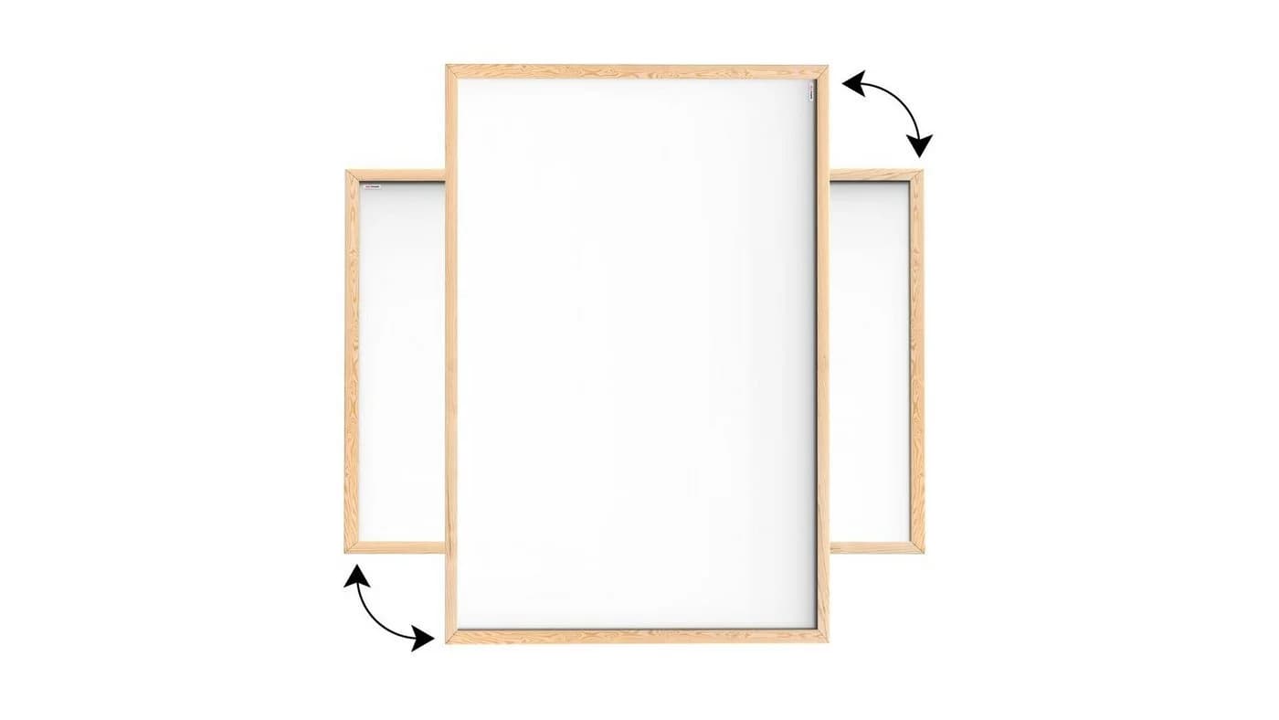 ALLboards Magnettafel Weiß Holzrahmen Whiteboard Wandtafel - Bild 5