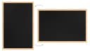 ALLboards Magnetische Kreidetafel Schwarz mit Naturholzrahmen Bild 5
