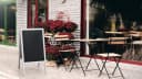 ALLboards Kundenstopper Tafel braun Holzrahmen Bild 3