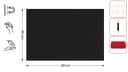 ALLboards Magnettafel Metallisch Schwarz - Magnetische Whiteboard Tafel Bild 1