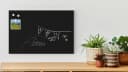 ALLboards Magnettafel Metallisch Schwarz - Magnetische Whiteboard Tafel Bild 4