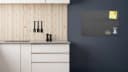 ALLboards Metallische Magnettafel Graues Holz MetalBoards Memoboard Bild 3