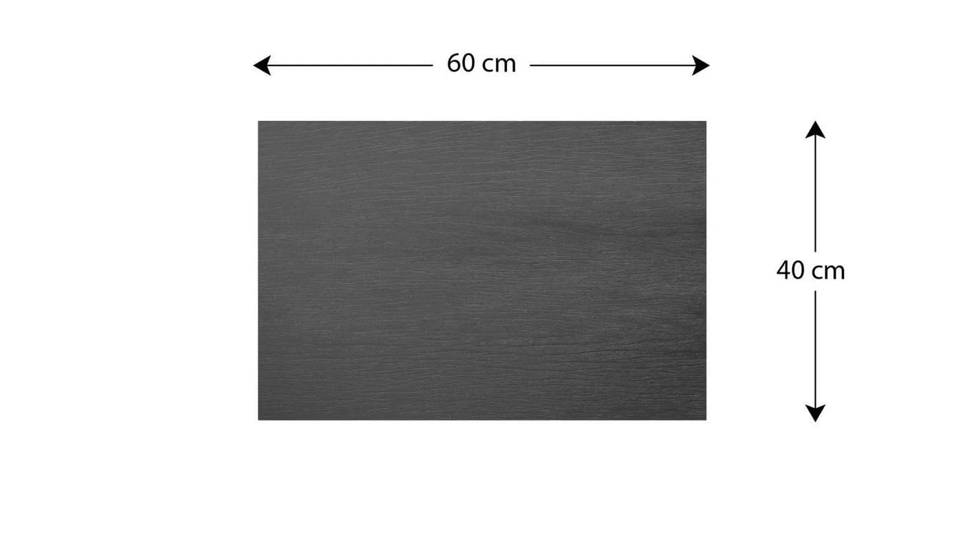 ALLboards Metallische Magnettafel Graues Holz MetalBoards Memoboard - Bild 4