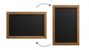 ALLboards Kreidetafel mit Holzrahmen - Wandtafel schwarz Bild 5