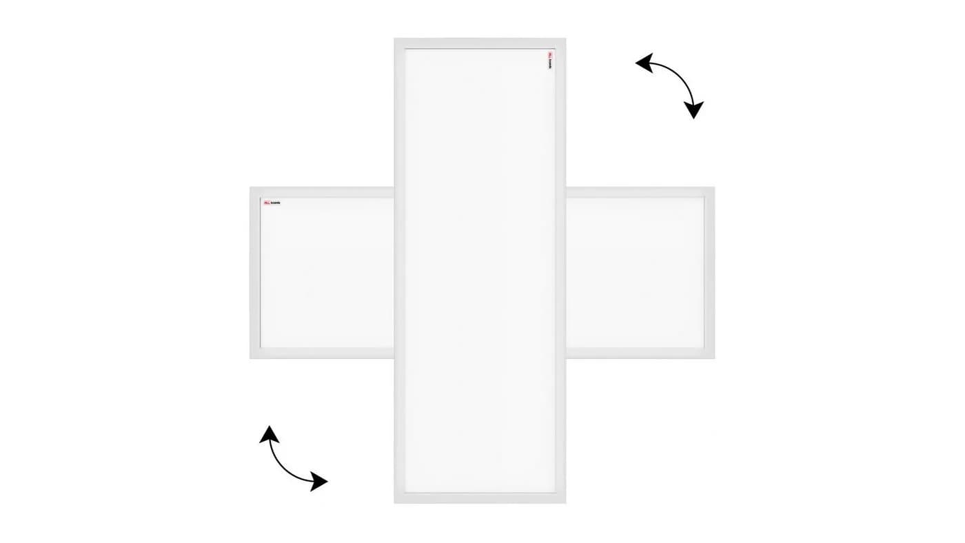 ALLboards Magnetisches Whiteboard mit weißem Holzrahmen 90x60cm - Bild 3