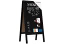 ALLboards Standtafel Kundenstopper mit lackiertem Holzrahmen Werbetafel Bild 2