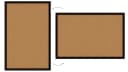 ALLboards Pinnwand mit Korktafel und Kieferrahmen Schwarz Bild 5
