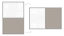 ALLboards Kombitafel Grau/Weiß Holzrahmen 2-in-1 Pinnwand Magnettafel Bild 5