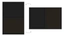 ALLboards Kombitafel Kork / Magnetisch Schwarz Lackierter Holzrahmen Bild 5