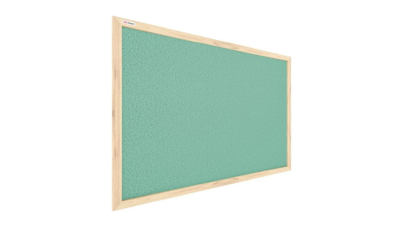 ALLboards Korktafel Memoboard Wandtafel mit farbigem Rahmen Mint - Bild 2