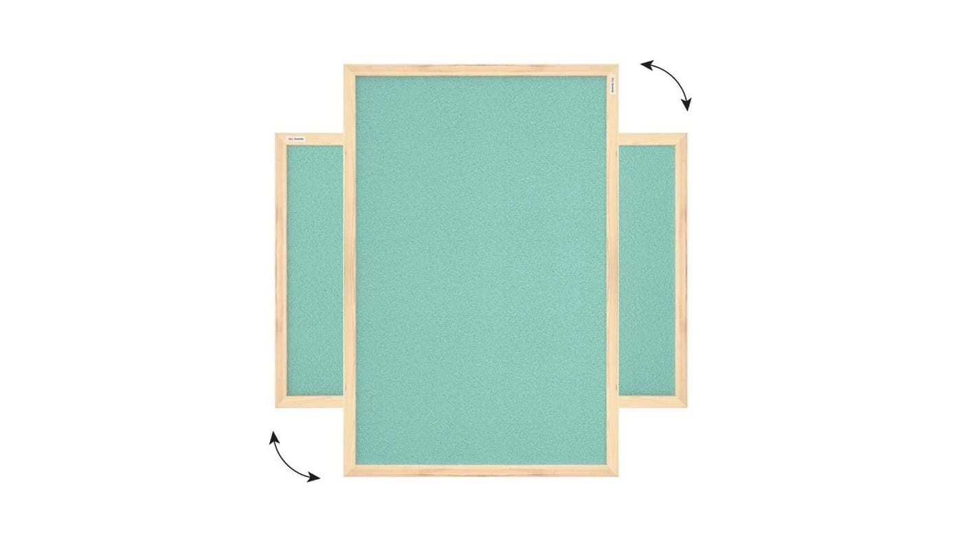 ALLboards Korktafel Memoboard Wandtafel mit farbigem Rahmen Mint - Bild 4