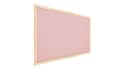 ALLboards Korktafel Memoboard Pinnwand Wandtafel Rosa Rahmen Bild 2