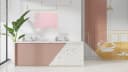 ALLboards Korktafel Memoboard Pinnwand Wandtafel Rosa Rahmen Bild 3