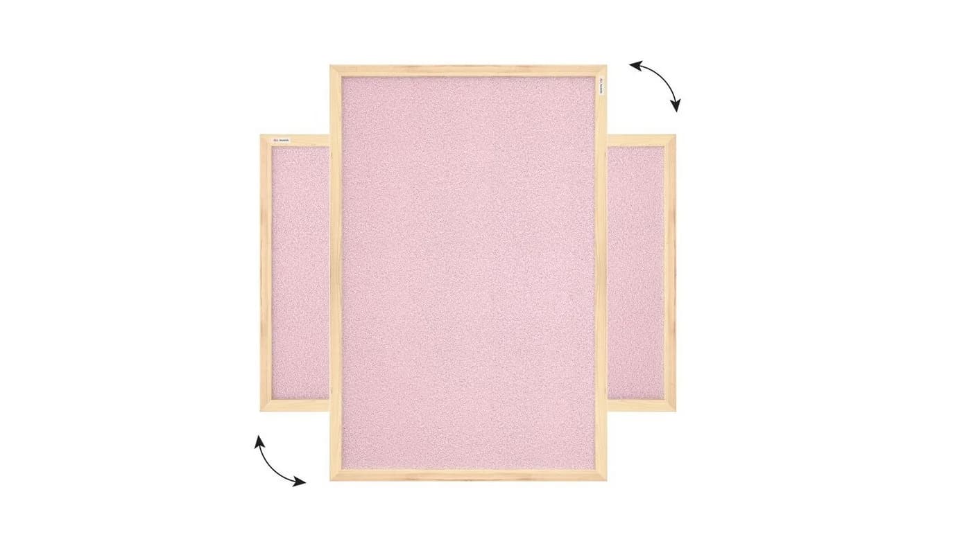 ALLboards Korktafel Memoboard Pinnwand Wandtafel Rosa Rahmen - Bild 4