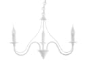 SOLLUX lighting Kronleuchter Minerwa 3 Weiß Metall Bild 2