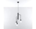 SOLLUX lighting Kronleuchter Duomo 3M Schwarz Bild 1