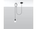 SOLLUX lighting Hängeleuchte Edison 1 Schwarz Bild 1
