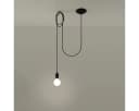 SOLLUX lighting Hängeleuchte Edison 1 Schwarz Bild 3