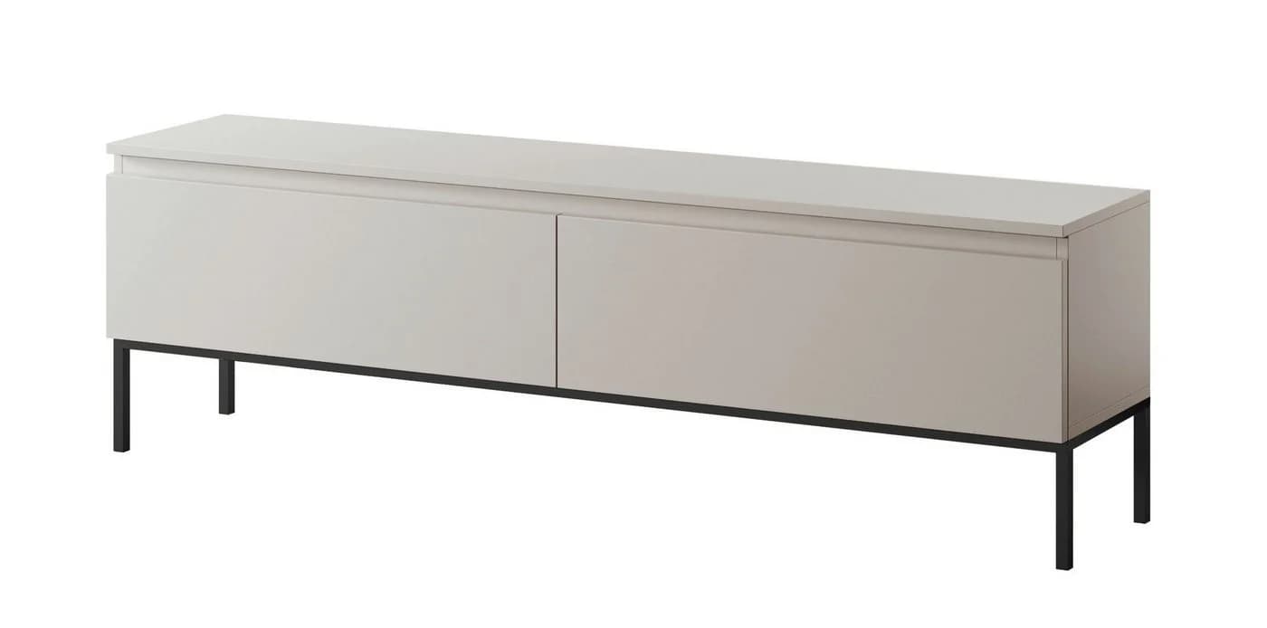 Selsey TV-Schrank BEMMI 2-türig mit Metallgestell Beige - Bild 3