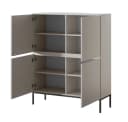 Selsey Highboard BEMMI Beige Schwarz Modern Bild 5