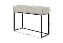 Selsey Schminktisch VELDIO 2 Schubladen Metallgestell Schwarz Bild 4